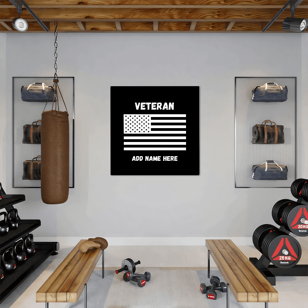 Metal Veteran Sign