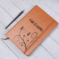 Leather Journal with Design and Message, Planner