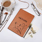 Leather Journal with Design and Message, Planner