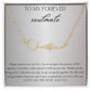 Soulmate Necklace Custom Name Gift