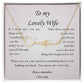 Wife name necklace