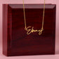 Soulmate Necklace Custom Name Gift
