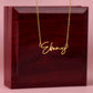 Wife name necklace
