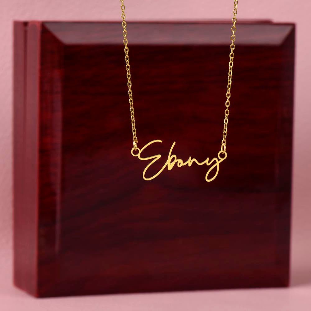 Wife name necklace