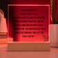Square Acrylic Plaque - Dear Productivity