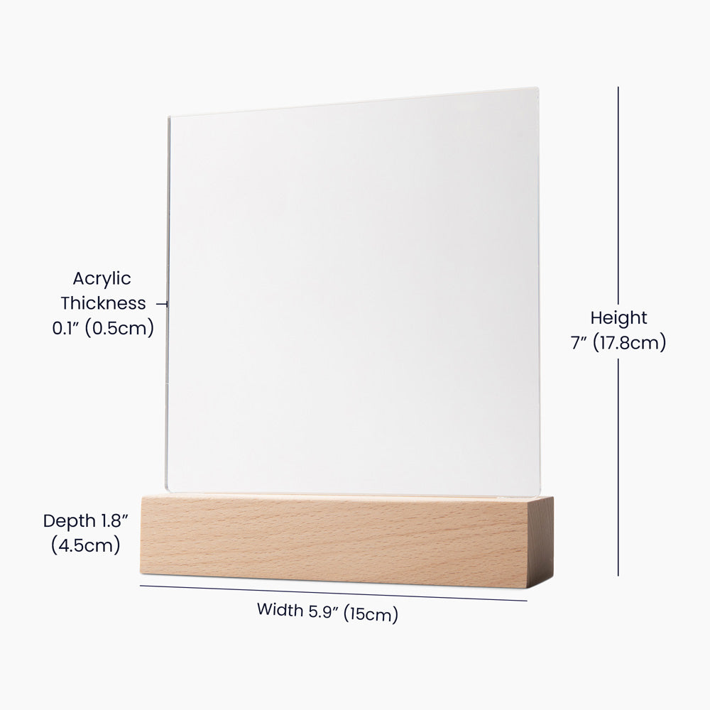 Square Acrylic Plaque - Dear Productivity