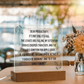 Square Acrylic Plaque - Dear Productivity