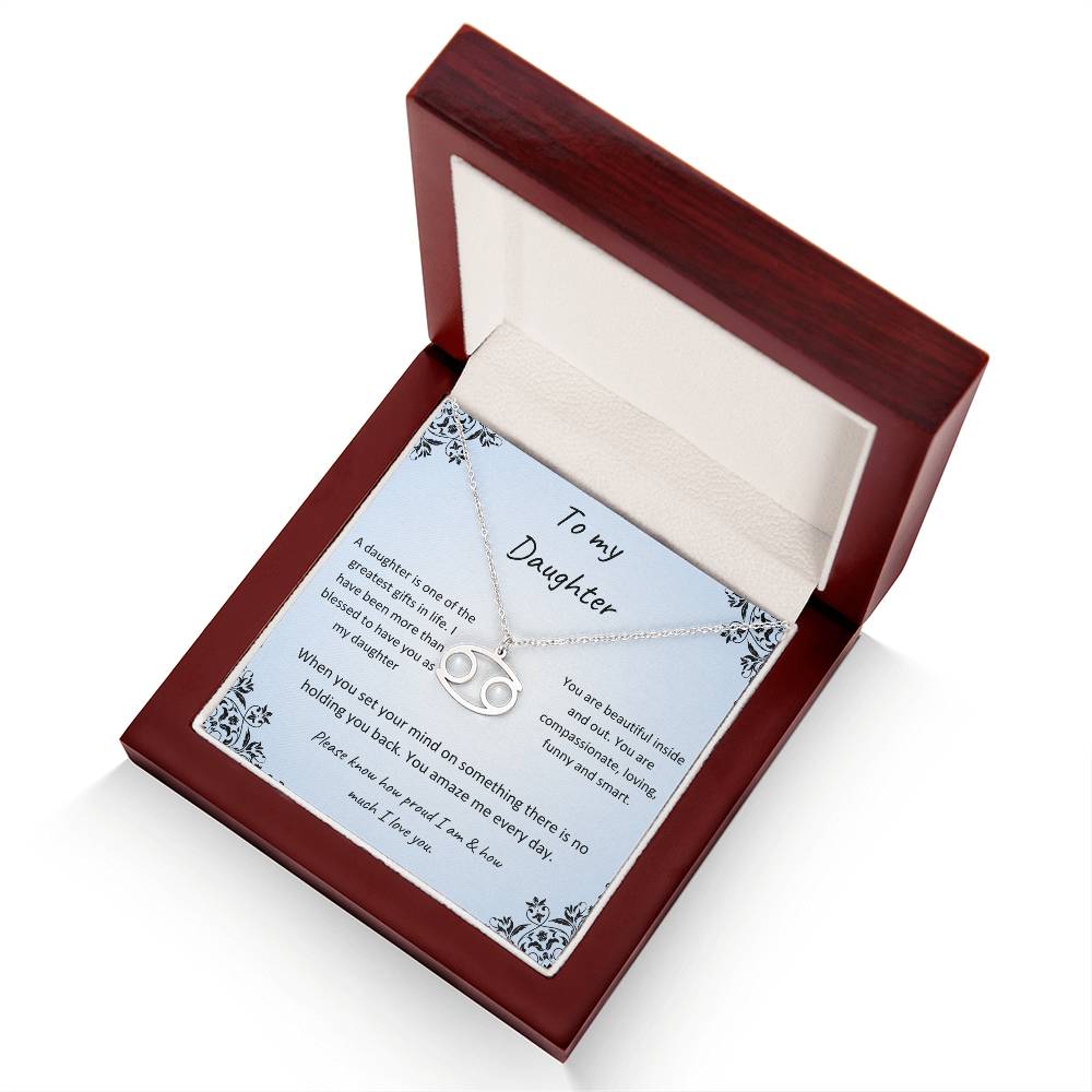 Zodiac Necklace for Daughter