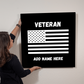Metal Veteran Sign