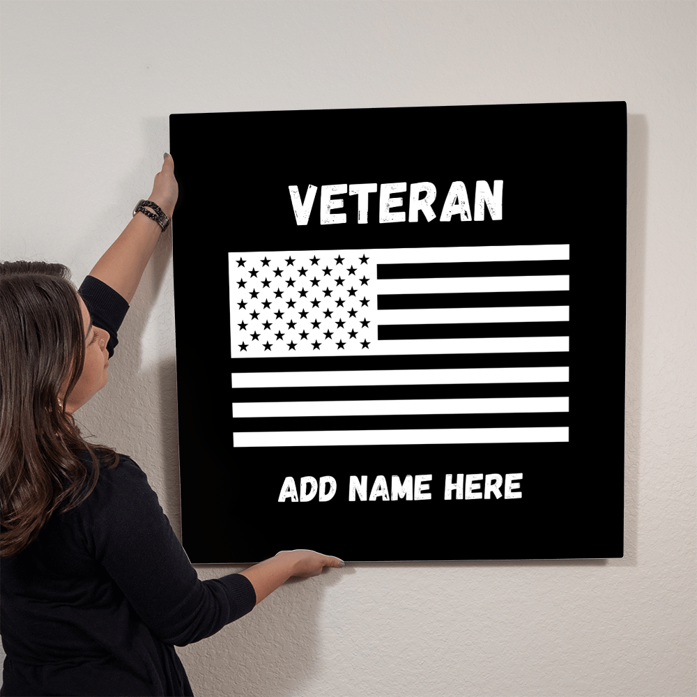 Metal Veteran Sign