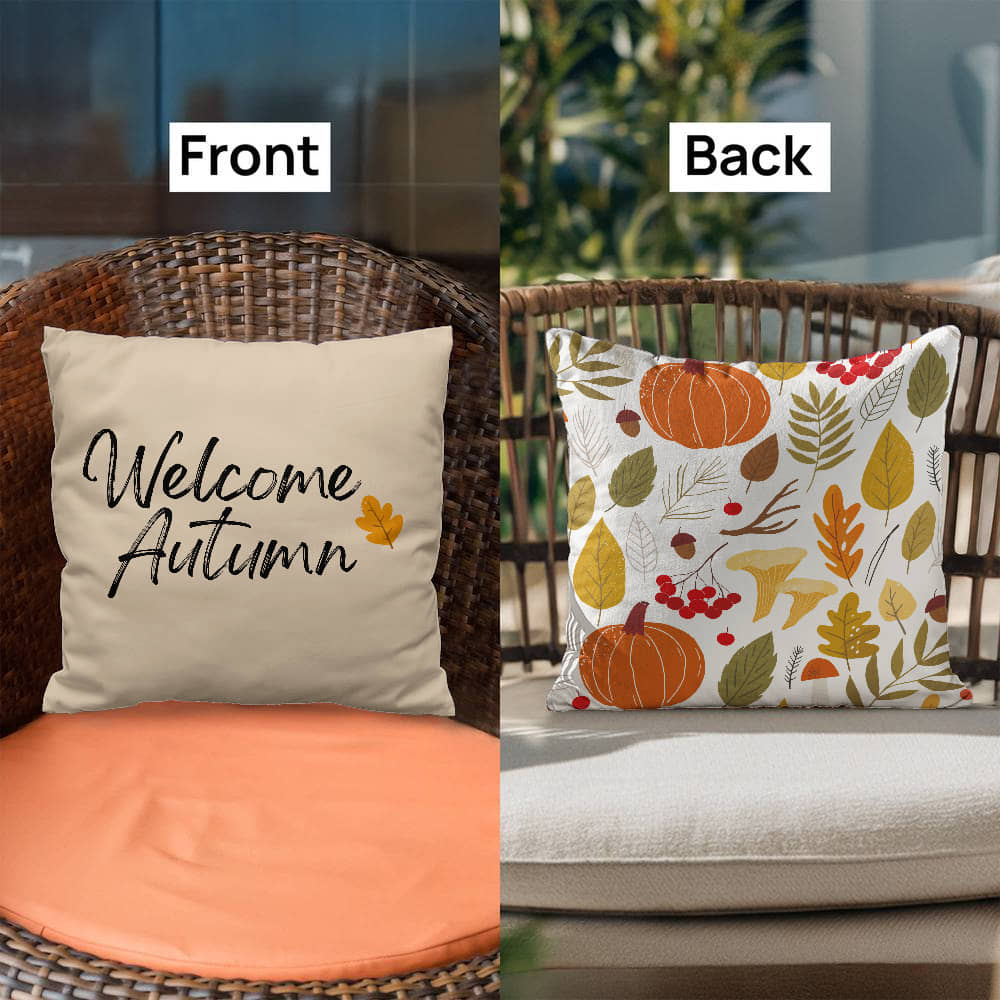 Welcome Autumn Pillow