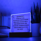 Square Acrylic Plaque - Dear Productivity