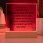 Square Acrylic Plaque - Dear Productivity